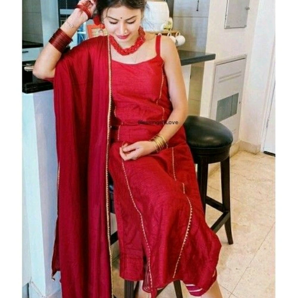Kurti Sets - Red, S