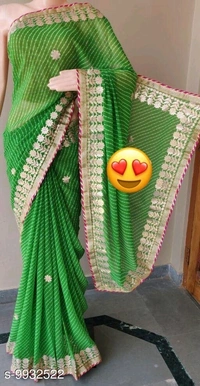 Sarees - Green, Free Size