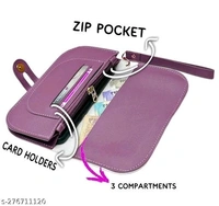 Clutch For Women - Violet Eggplant