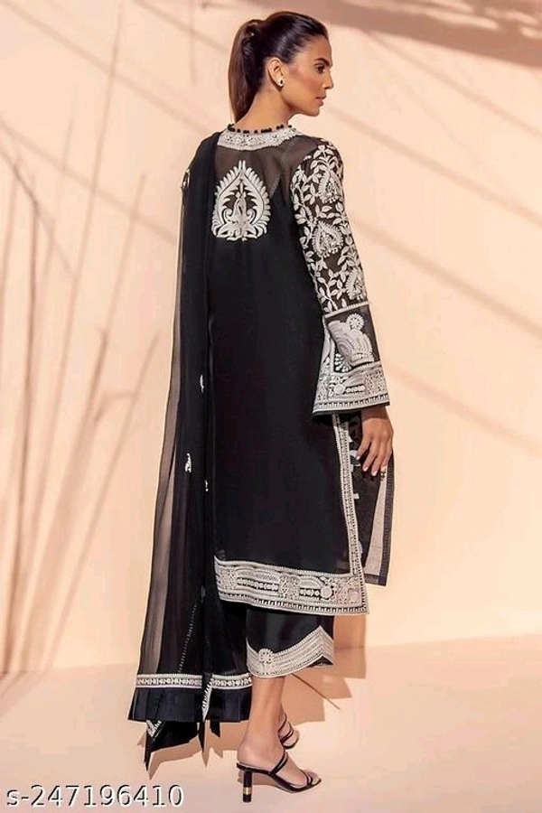 Kurti Set For Women  - Black, L