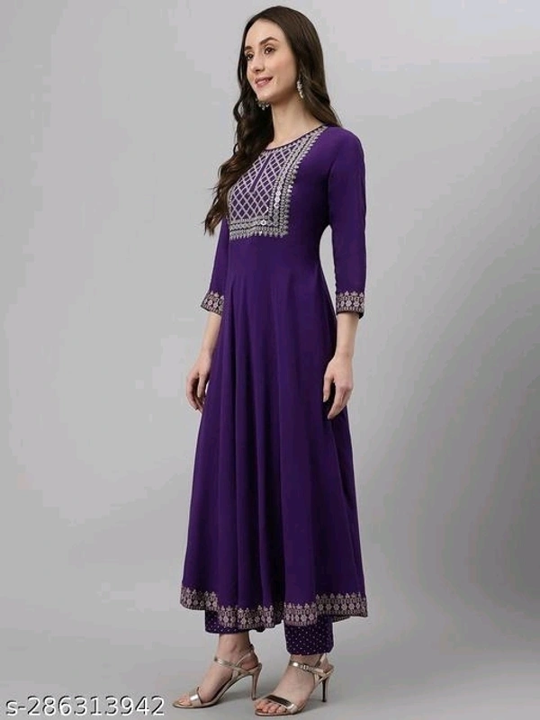 Kurti Set For Women  - Pigment Indigo, M