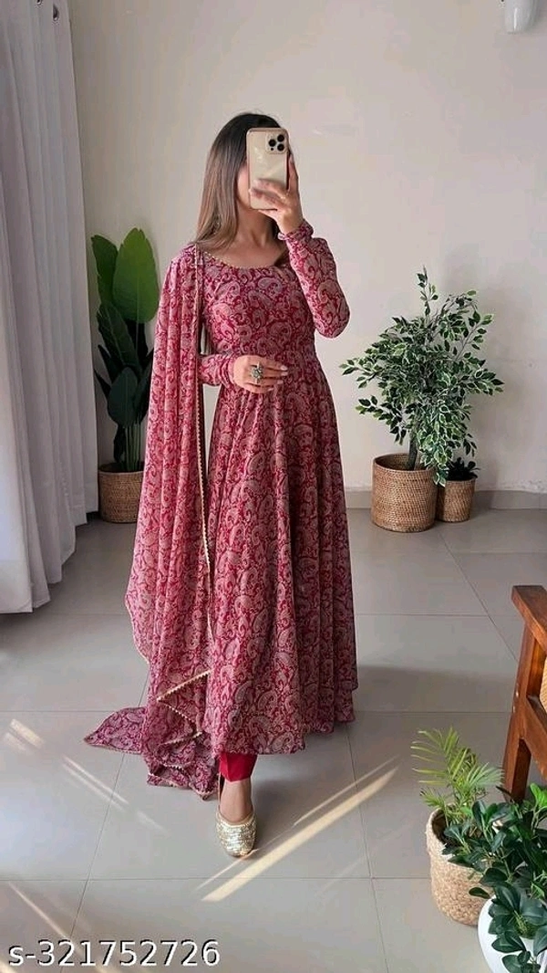 Gown For Women  - Bright Red, XL