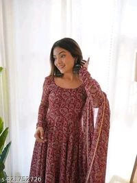 Gown For Women  - Bright Red, XL