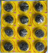 Exo Steel Scruber (Bartan Safai Scruber) Useful With Surf Sabun - 11g