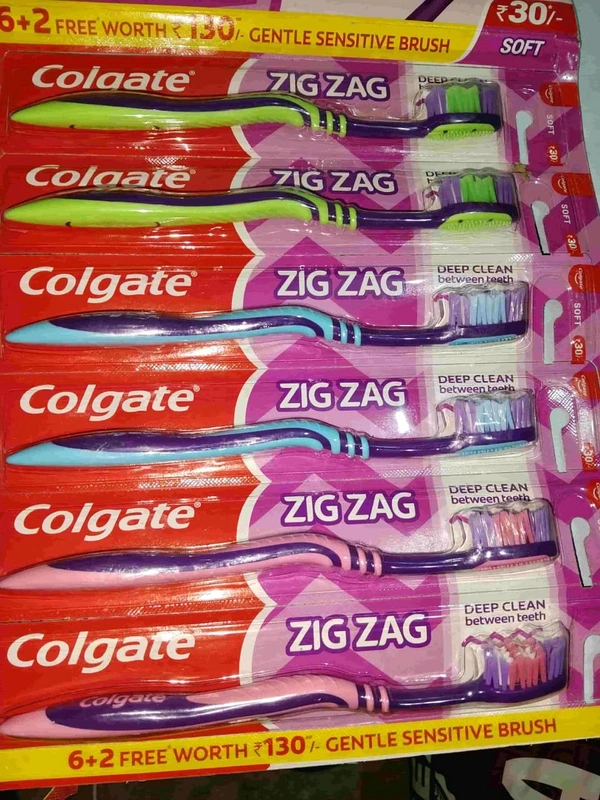 ब्रश कोलगेट Colgate Brush Zig Zag (Paste) - Deep Clean
