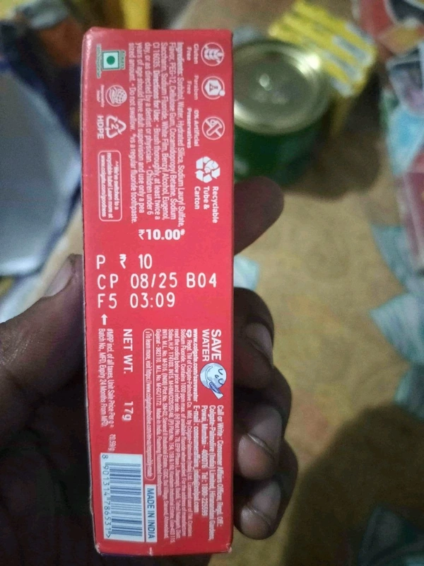 कोलगेट मैक्सिको Colgate Maxfresh Tooth Paste - 17g