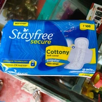 Stayfree Secure Cotton Comfort Pad Whisper - 18 Untis