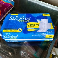 Stayfree Secure Cotton Comfort Pad Whisper - 18 Untis