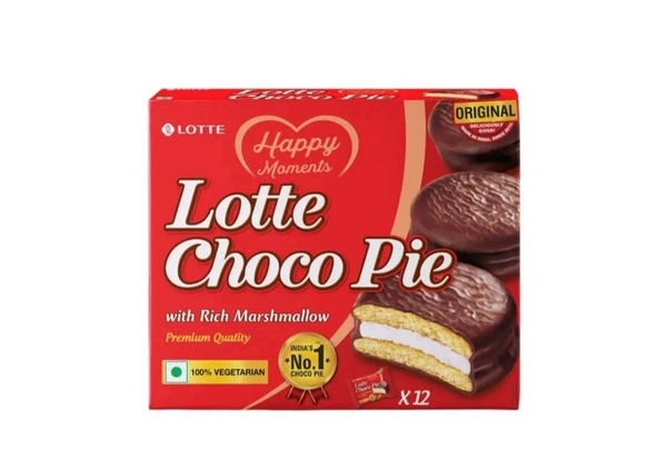 Lotte Choco Pie - 12Pices