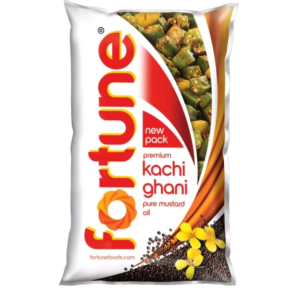 Fortune Kachi Ghani Mustard Oil  - 1liter
