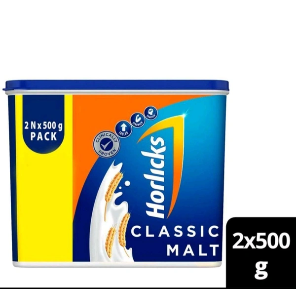 Horlicks Classic Malt   - 2x500gm