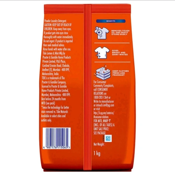 Tide Detergent Powder  - 1kg
