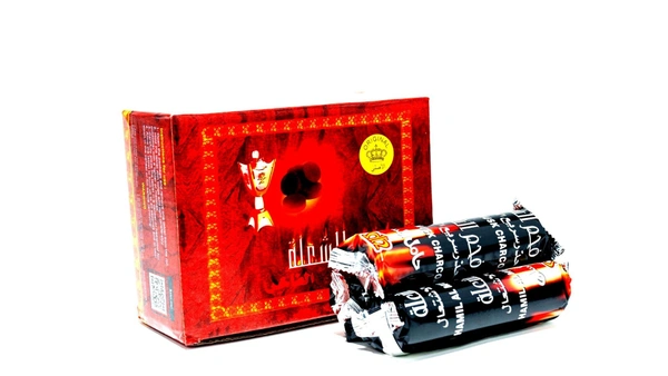 4CaolKings (Pack of 40 Roll (400 DISC)) Charcoal Tablets for Burning Dhoop|Frankincense|Magic Coal|Hookah |Free Delivery - 40 PACK