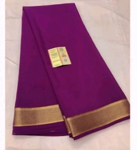 Two-Tone Chiffon Navy Blue Saree With Blouse. Pair it with a stylish blouse and delicate jewelry to complete your ethereal look. Ideal for those who love a touch of modern elegance in their traditional attire. - Free Size