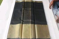 Two-Tone Chiffon  Saree With Blouse. Pair it with a stylish blouse and delicate jewelry to complete your ethereal look. Ideal for those who love a touch of modern elegance in their traditional attire. - Free Size