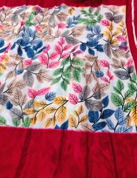 Elegant Printed Silk Satin SareeCrafted with a blend of luxurious silk and smooth satin, this printed saree offers a perfect balance of tradition and modernity. - Free Size