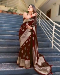 AVANTIKA FASHION kanjivaram silk. The Avntika Fashion Kanjivaram Silk Saree is a stunning blend of tradition and elegance, crafted with premium-quality silk for a luxurious feel.  - Free Size