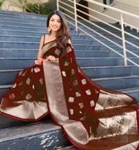 AVANTIKA FASHION kanjivaram silk. The Avntika Fashion Kanjivaram Silk Saree is a stunning blend of tradition and elegance, crafted with premium-quality silk for a luxurious feel.  - Free Size