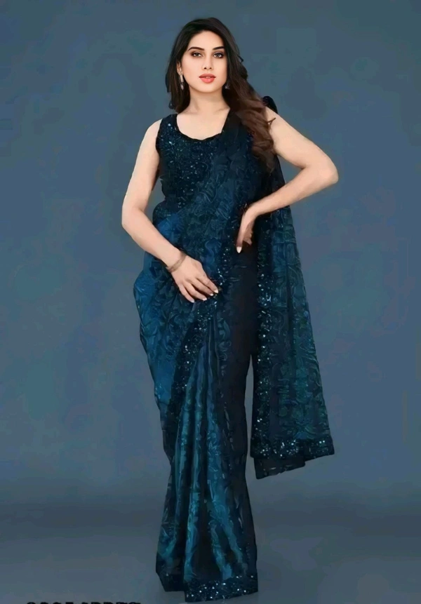 KASHAVI REFINED SAREE. The Keshavi Refined Saree is a masterpiece of elegance and sophistication, perfect for those seeking a blend of tradition and modernity. - Free Size