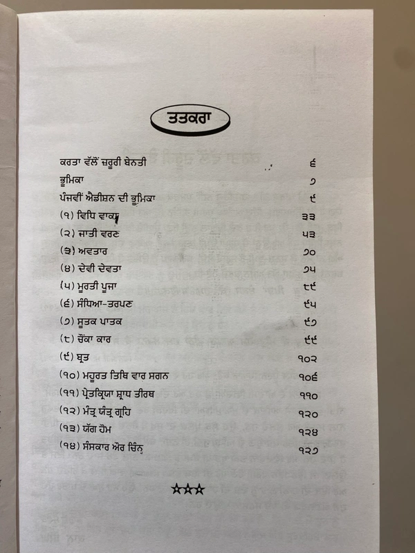 Chattar Singh Publications ਹਮ ਹਿੰਦੂ ਨਹੀਂ - Hum Hindu Nahi