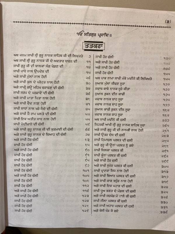 Chattar Singh Publications ਭਾਈ ਬਾਲੇ ਵਾਲੀ ਸ਼੍ਰੀ ਗੁਰੂ ਨਾਨਕ ਦੇਵ ਜੀ ਦੀ ਜਨਮ ਸਾਖੀ - Janam Sakhi Bhai Bale Wali