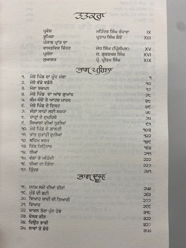 Sahit Parkashan ਮੇਰਾ ਪਿੰਡ ॥ Mera Pind