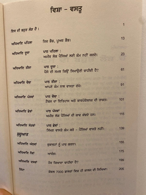 Manjul Publication ਰਿਚ ਡੈਡ ਪੁਅਰ ਡੈਡ ॥ Rich Dad Poor Dad