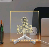 3D Acrylic Writing Board With PenName: 3D Acrylic Writing Board With Pen3D Acrylic Led Message Board - Freesize