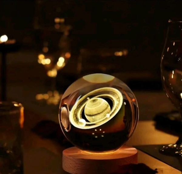 3D Galaxy Crystal Ball Night Light - Bedroom Decor Crystal Lamp, Ideal Birthday Gift for Teens, Multi-Design Galaxy Model (1Pcs)Name: 3D Galaxy Crystal Ball Night Light - Bedroom Decor Crystal Lamp, Ideal Birthday Gift for Teens, Multi-Design Galaxy Model (1Pcs)Material: BambooIs Assembly Required: NoType of Bulb: Eco HalogenPower Source: Corded ElectricProduct Breadth: 0 FtProduct