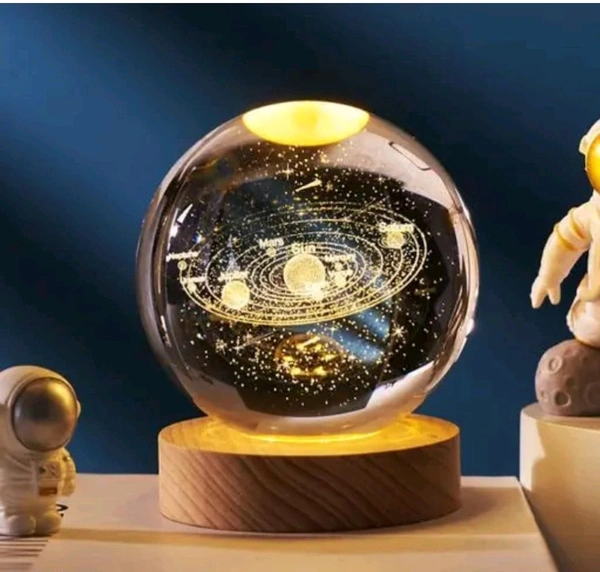 3D Galaxy Crystal Ball Night Light - Bedroom Decor Crystal Lamp, Ideal Birthday Gift for Teens, Multi-Design Galaxy Model (1Pcs)Name: 3D Galaxy Crystal Ball Night Light - Bedroom Decor Crystal Lamp, Ideal Birthday Gift for Teens, Multi-Design Galaxy Model (1Pcs)Material: BambooIs Assembly Required: NoType of Bulb: Eco HalogenPower Source: Corded ElectricProduct Breadth: 0 FtProduct
