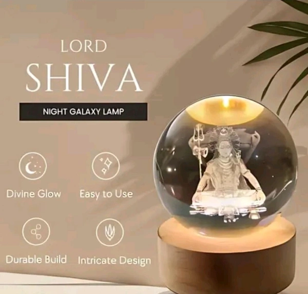 3D SHIV CRYSTAL LIGHT 
