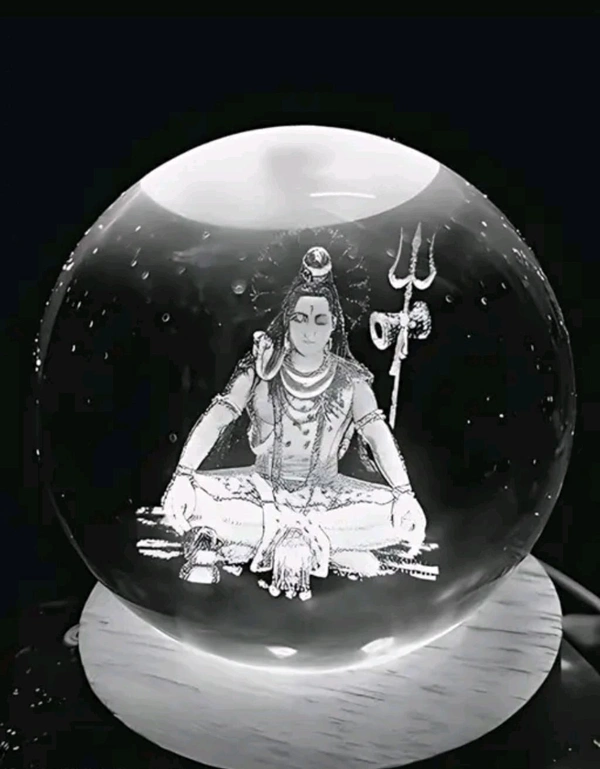 3D SHIV CRYSTAL LIGHT 