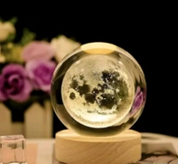 3D Elk Crystal Ball Night Light