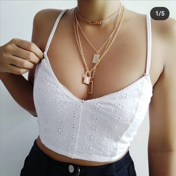 Primark Top - White, Xs-X