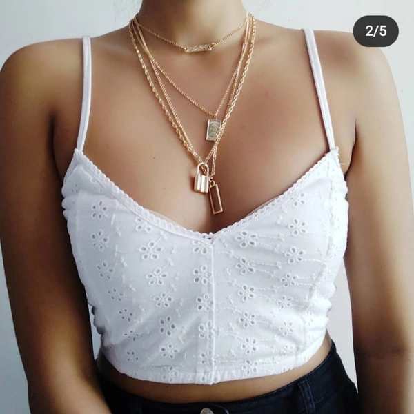 Primark Top - White, Xs-X