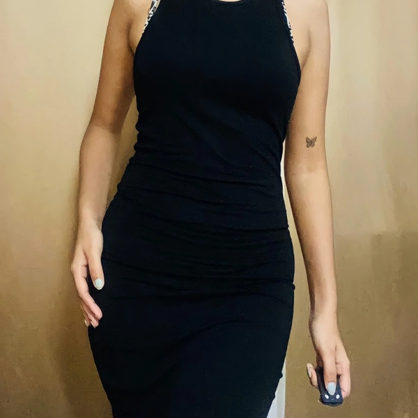 F21 Bodycon Dress - Black, S