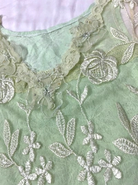 Green Fairy Top - S, Pastel Green