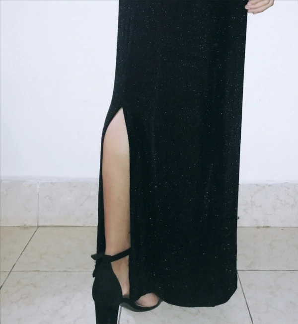 Promod Backless Prom Dress - Black, S