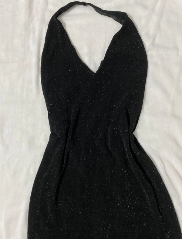Promod Backless Prom Dress - Black, S