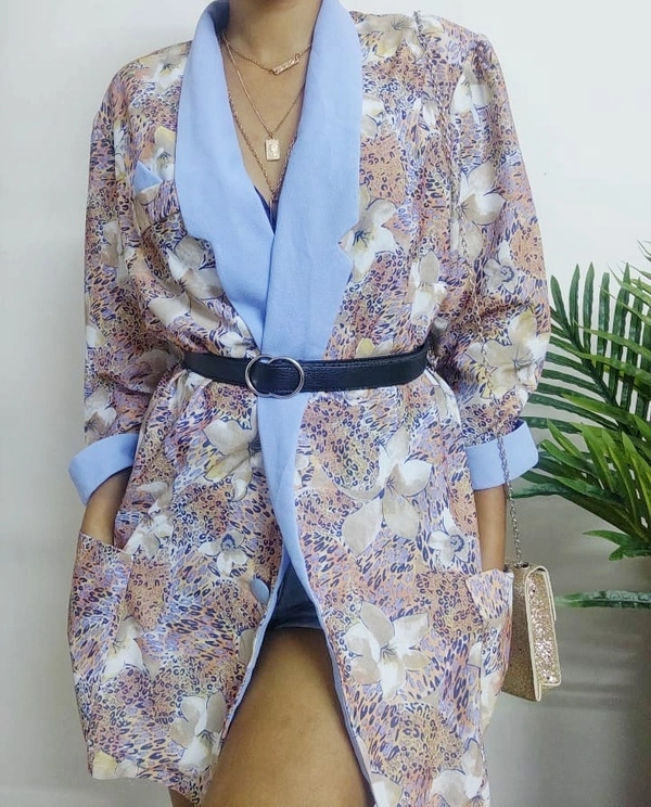 Exquisite Shirt Blazer  - Multi, XL