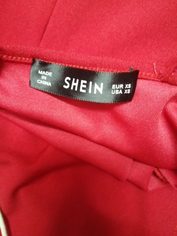 Shein Assymetrical Dress - Red, Xs