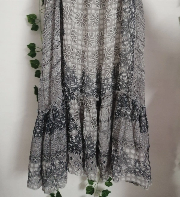 Label Ritu Kumar Dress - Grey , 3