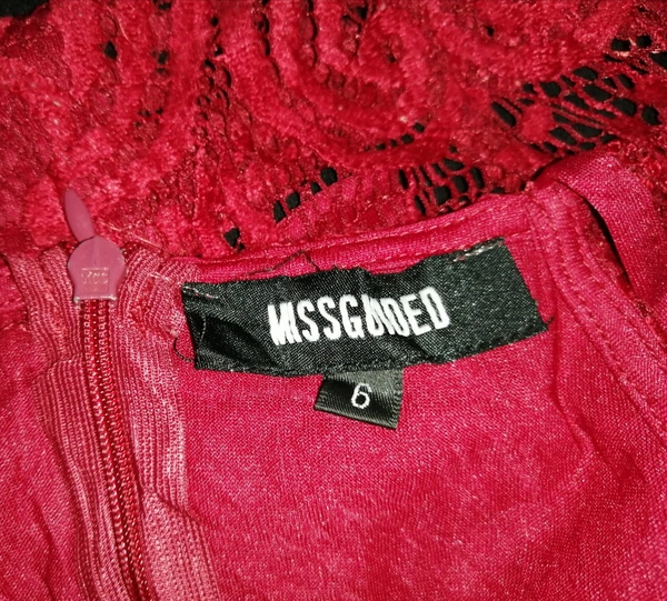 Missguided Mini Dress - Red, 6