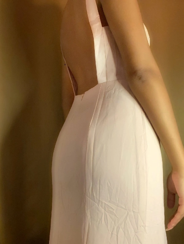 Vera Wang Bridesmaid Dress - Blush Pink, 4