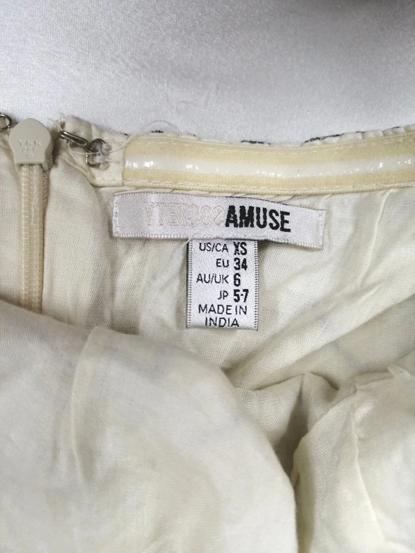 Society Amuse Romper - Off White, Xs