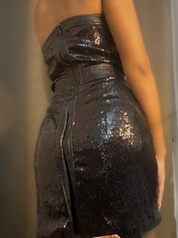 Sequinned LBD - Black, S-M