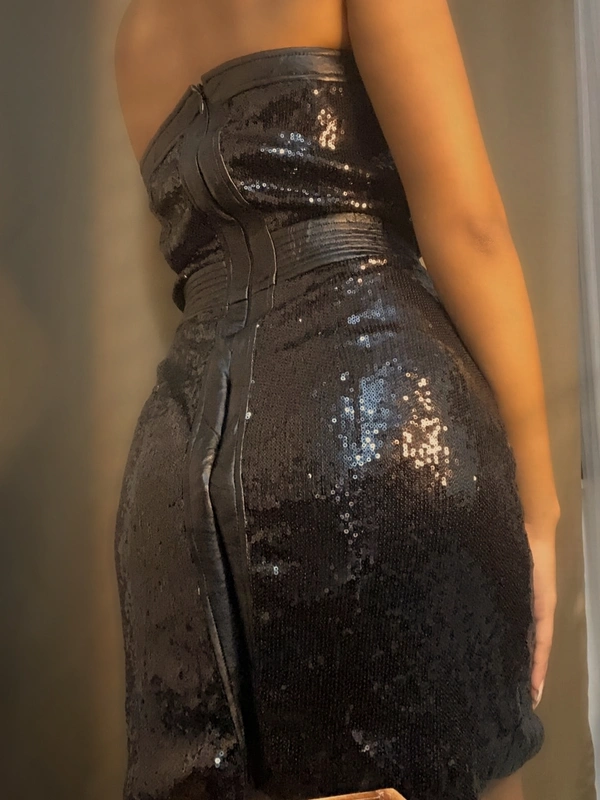 Sequinned LBD - Black, S-M