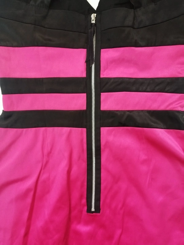 Jane Norman Bustier Dress - Hot Pink, S