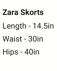 Zara Leather Skorts - Beige, L