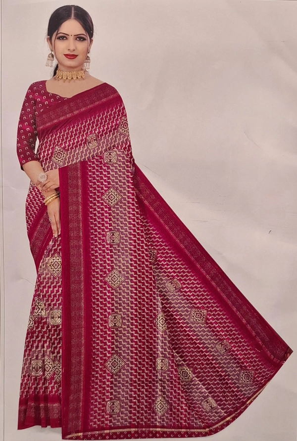 DHAMAL PRINTED SAREE